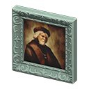 Fancy Frame (Green - Old Portrait) NH Icon.png
