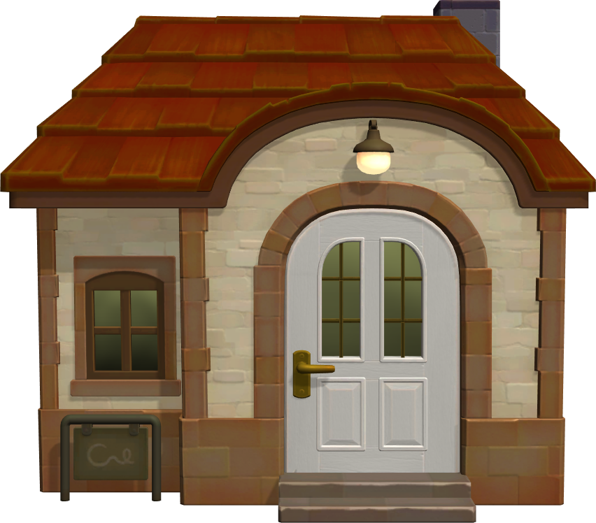 Exterior of Ellie's house in Animal Crossing: New Horizons
