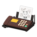 Fax Machine (Brown - Illustration) NH Icon.png