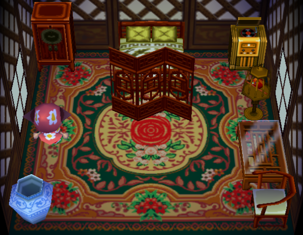 Interior of Elina's house in Animal Crossing