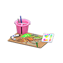 Painting Set (Pink - Bug) NH Icon.png