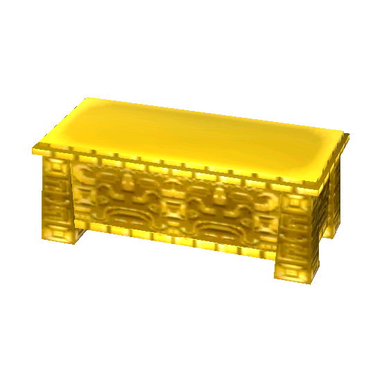 golden table