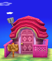 Exterior of Flora's house in Animal Crossing: New Leaf