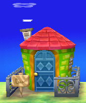 Exterior of Jambette's house in Animal Crossing: New Leaf