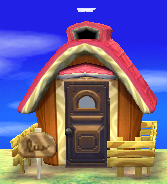 Exterior of Stella's house in Animal Crossing: New Leaf