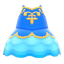 Ballet Outfit (Blue) NH Icon.png