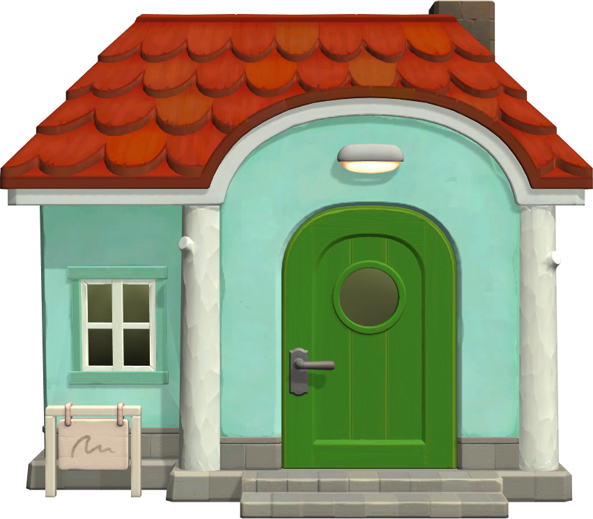 Exterior of Pietro's house in Animal Crossing: New Horizons