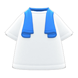 Tee and Towel (Blue Towel & White Shirt) NH Icon.png