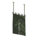 Vertical Split Curtains (White - Balloon Flowers) NH Icon.png