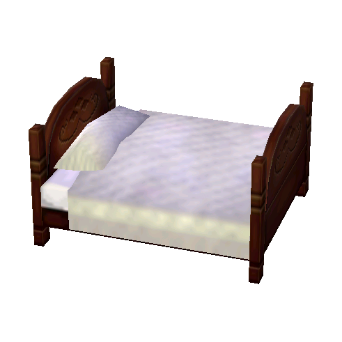 Classic Bed (Chocolate - White) NL Model.png