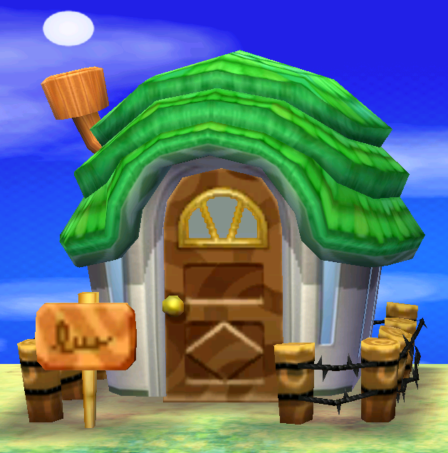 Exterior of Murphy's house in Animal Crossing: New Leaf
