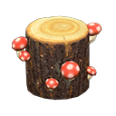 Mush Log (Red Mushroom)