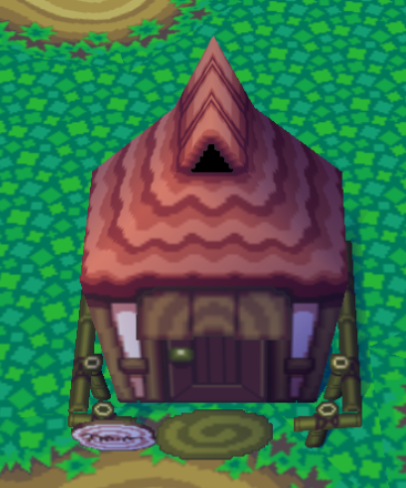 Exterior of Liz's house in Animal Crossing