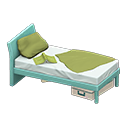 Sloppy Bed (Light Blue - Green) NH Icon.png