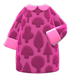 Forest-Print Dress (Pink) NH Icon.png