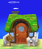 Exterior of Tank's house in Animal Crossing: New Leaf