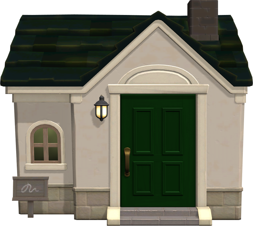 Exterior of Opal's house in Animal Crossing: New Horizons