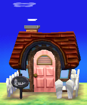 Exterior of Pashmina's house in Animal Crossing: New Leaf