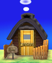 Exterior of Cole's house in Animal Crossing: New Leaf