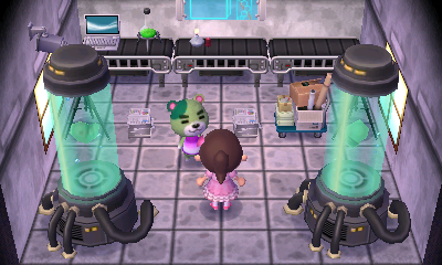 Interior of Murphy's house in Animal Crossing: New Leaf