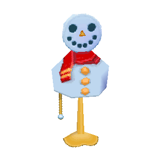 snowman lamp