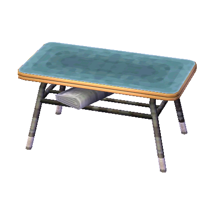 Cafeteria table (New Leaf) - Animal Crossing Wiki - Nookipedia