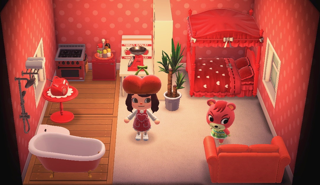 Interior of Cheri's house in Animal Crossing: New Horizons