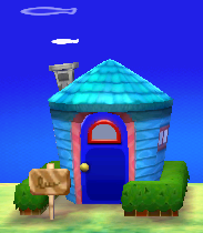 Exterior of Filbert's house in Animal Crossing: New Leaf