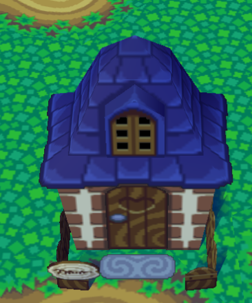 Exterior of Rhoda's house in Animal Crossing