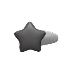 Star Hairpin (Black) NH Icon.png