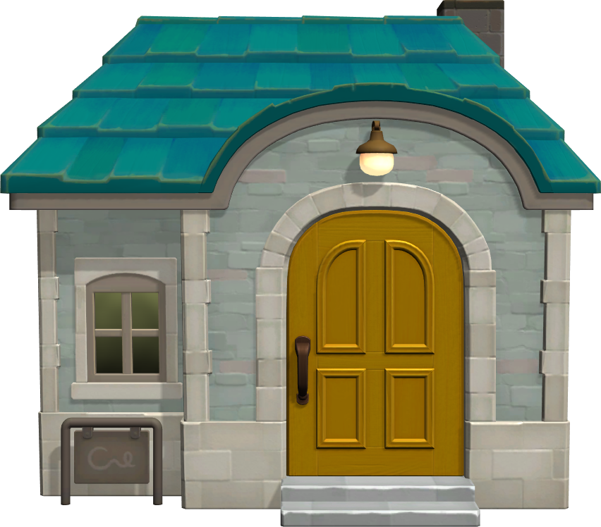 Exterior of Celia's house in Animal Crossing: New Horizons