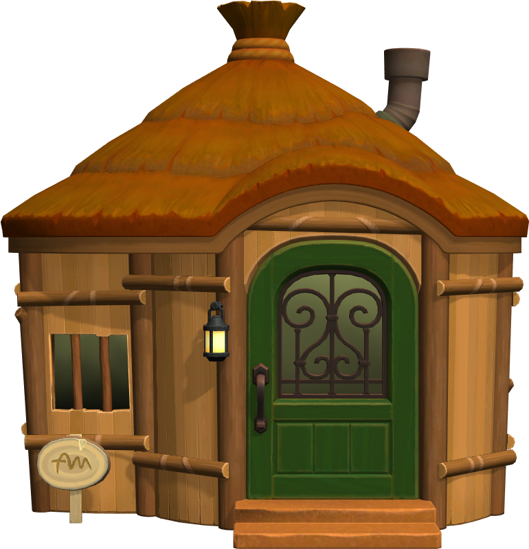 Exterior of Timbra's house in Animal Crossing: New Horizons