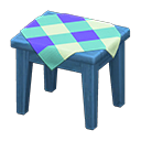 Wooden Mini Table (Blue - Blue) NH Icon.png