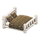 Log Bed (White Birch - Bears) NH Icon.png