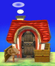 Exterior of Kabuki's house in Animal Crossing: New Leaf