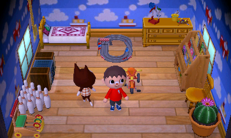 Interior of Rudy's house in Animal Crossing: New Leaf