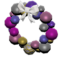 Ornament wreath's Purple variant