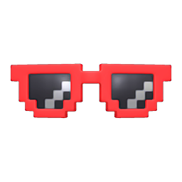 Pixel Shades (Red) NH Icon.png