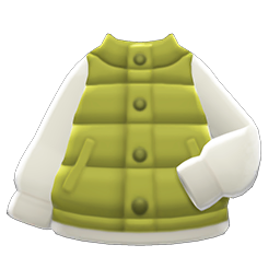 Puffy Vest's Olive variant