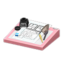 Cartoonist's Set (Pink - Comic Storyboard) NH Icon.png