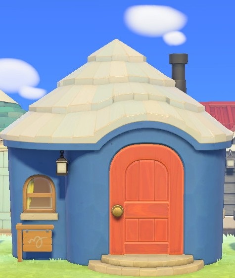 Exterior of Chabwick's house in Animal Crossing: New Horizons