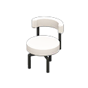 Cool Chair (Black - White) NH Icon.png