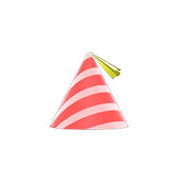 Tiny Party Cap (Red) NH Icon.png