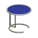 Cool Side Table (Silver - Blue) NH Icon.png