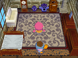 Interior of Pate's house in Animal Crossing: Wild World