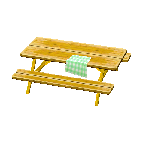 Picnic Table (Green Gingham) NL Model.png