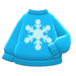 Snowflake Sweater (Light Blue) NH Icon.png