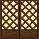 Texture of lattice wall