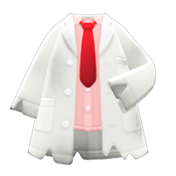 Ripped doctor's coat
