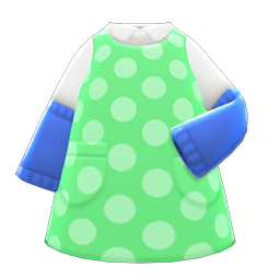 Sleeved Apron (Green) NH Icon.png